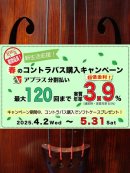 画像: コントラバス購入キャンペーン期間延のご案内